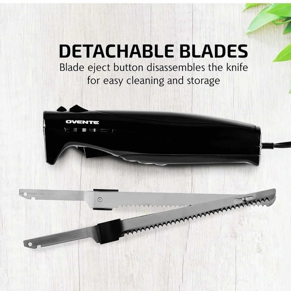 New in Box - Ovente Easy Slice Automatic Electric Knife with Stainless Steel